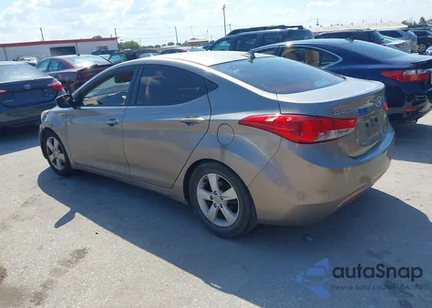 2013 Hyundai Elantra Gls z USA, uszkodzony, nr VIN 5NPDH4AE8DH381021